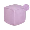 Pikkukuva 1 / 6: Pouf 40 x 40 x 40 cm violetti ALIPUR Lumarko!
