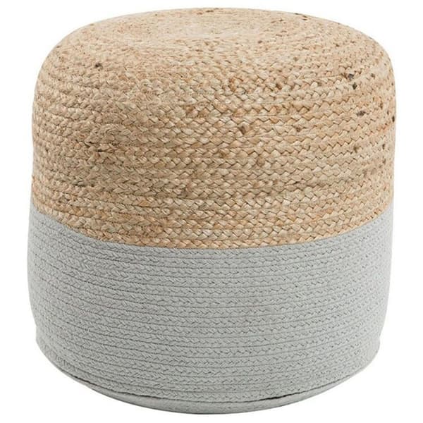 Pouf 46 cm harmaa DALAMA Lumarko!