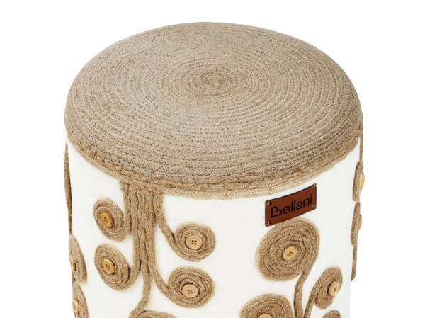 Juuttirahi 40 cm valkoinen/beige DIMAN Lumarko!