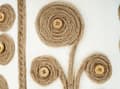 Pikkukuva 4 / 5: Juuttirahi 40 cm valkoinen/beige DIMAN Lumarko!