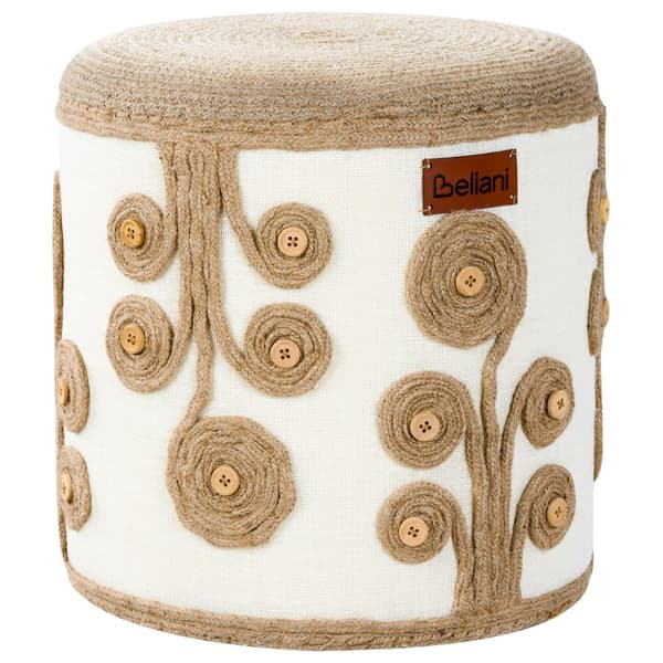 Juuttirahi 40 cm valkoinen/beige DIMAN Lumarko!