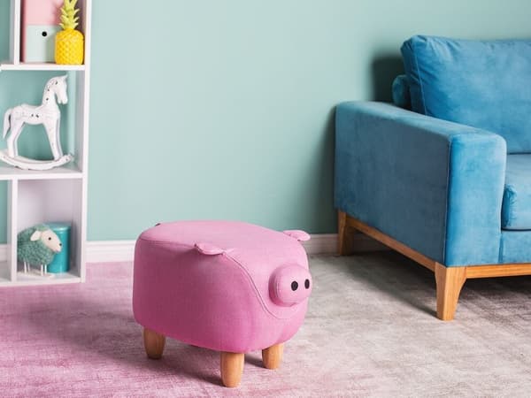 Vaaleanpunainen PIGGY-eläinrahi Lumarko!