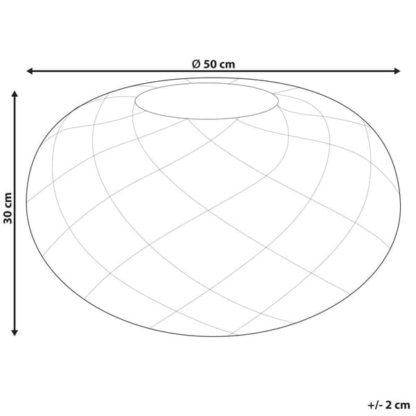Makramepouf 50 cm laivastonsininen BERKANE Lumarko!