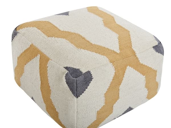 Villarahi 56 x 56 x 32 cm beige-keltainen ZEUGMA Lumarko!