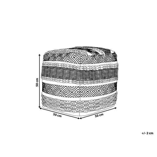 Pouf 50 x 50 x 50 cm kerma KANAM Lumarko!