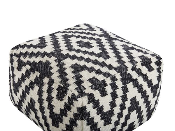 Villarahi 56 x 56 x 32 cm mustavalkoinen KNIDOS Lumarko!