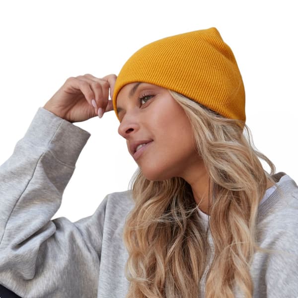 Beechfield Plain Basic Knitted Winter Beanie Hat