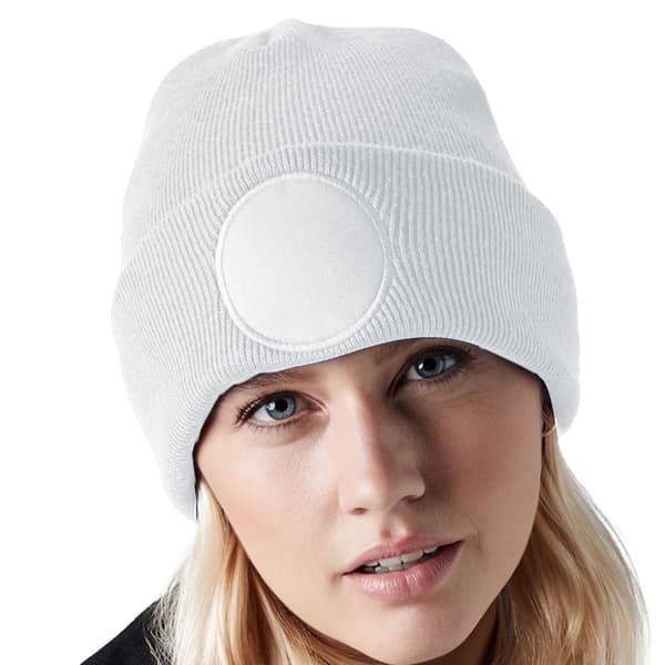 Beechfield Unisex Circular Patch Cuffed Beanie