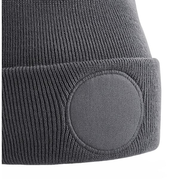 Beechfield Unisex Circular Patch Cuffed Beanie