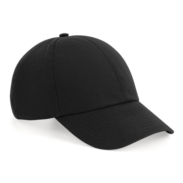 Beechfield 6-panel keps i ekologisk bomull Black One Size