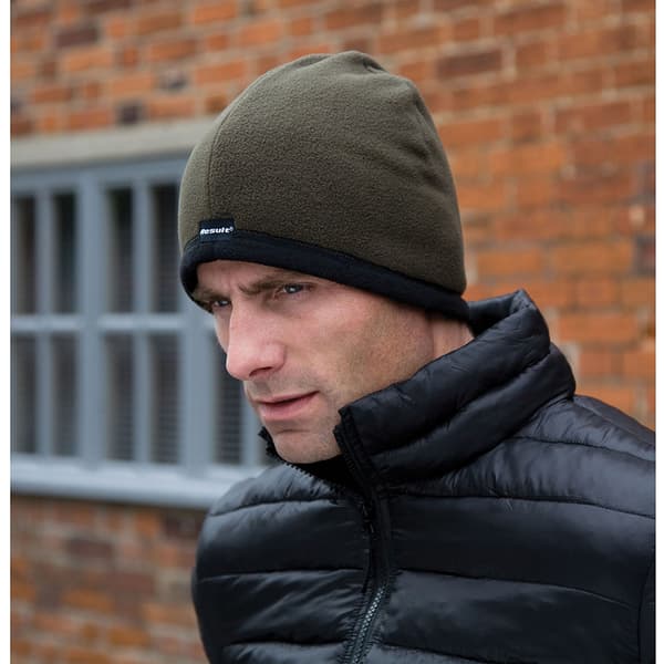 Result Unisex Winter Essentials Reversible Microfleece Bob Hat