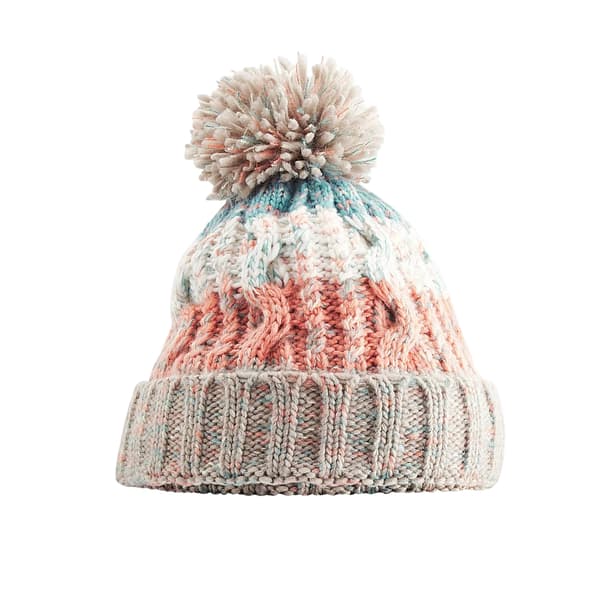 Beechfield Dame/kvinde Corkscrew Pom Pom Pom Beanie