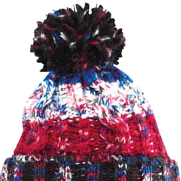 Beechfield Dame/kvinde Corkscrew Pom Pom Pom Beanie
