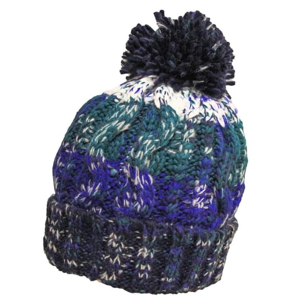 Beechfield Dame/kvinde Corkscrew Pom Pom Pom Beanie