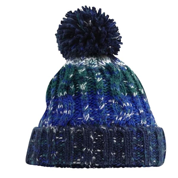 Beechfield Dame/kvinde Corkscrew Pom Pom Pom Beanie