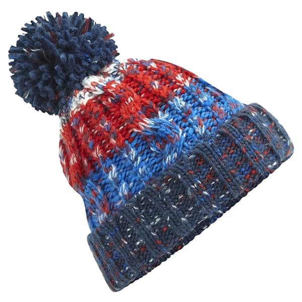 Beechfield Dame/kvinde Corkscrew Pom Pom Pom Beanie