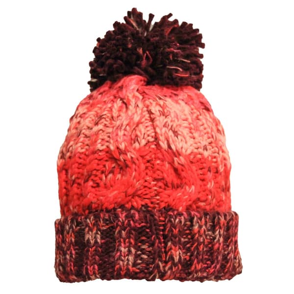 Beechfield Dame/kvinde Corkscrew Pom Pom Pom Beanie