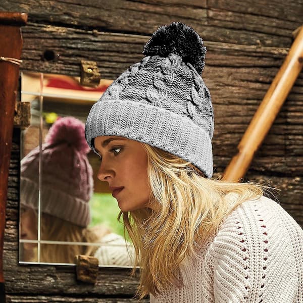 Beechfield Unisex Ombre Styled Beanie