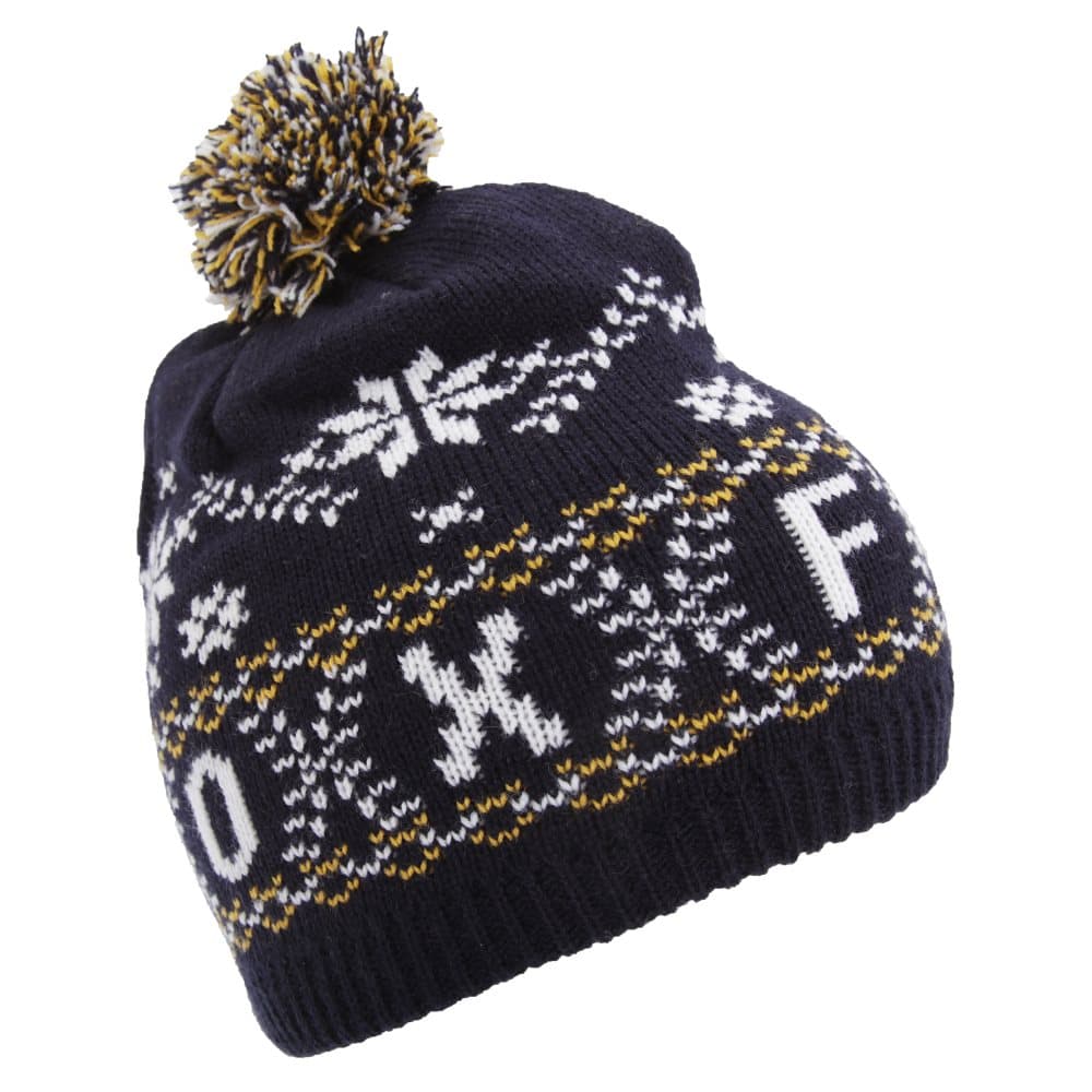 Unisex Fairisle-mönster Oxford Winter Bobble Hat