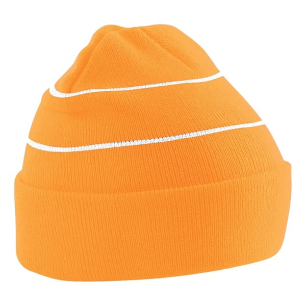 Beechfield Enhanced-viz Hi-Vis stickad vintermössa