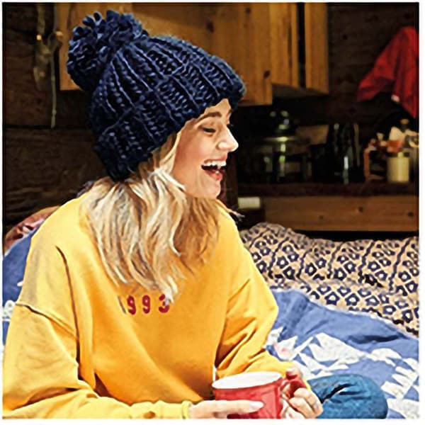 Beechfield Womens/Ladies Oversized Hand Knitted Beanie