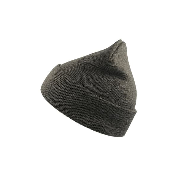 Atlantis Wind Double Skin Beanie med uppslag Grey One Size