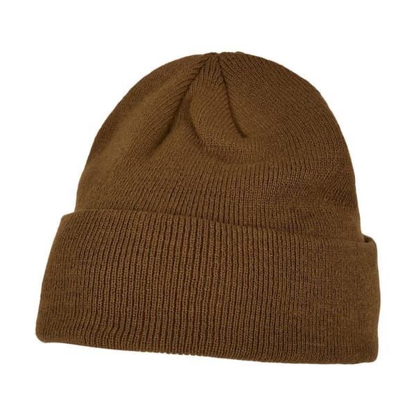 Build Your Brand Voksne Unisex tung strik Beanie Olive One Size