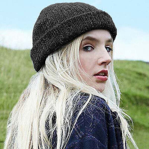 Beechfield Unisex vuxen Glencoe stickad vintermössa för vuxna