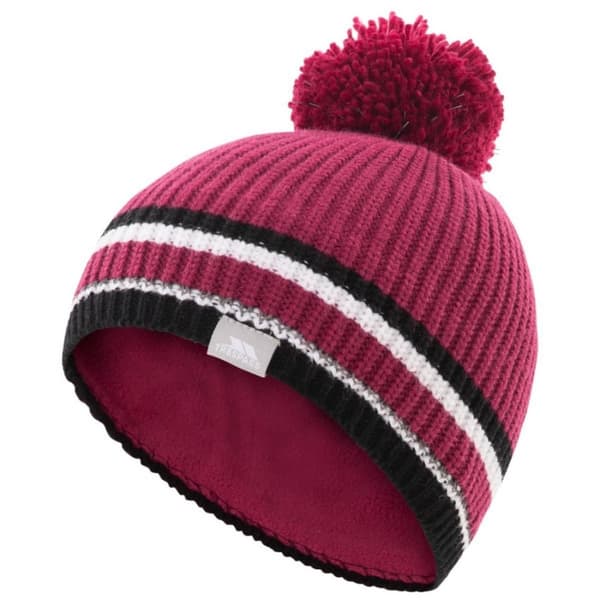 Trespass Børn/Børn Lit Beanie Hat Berry 5-7 Years