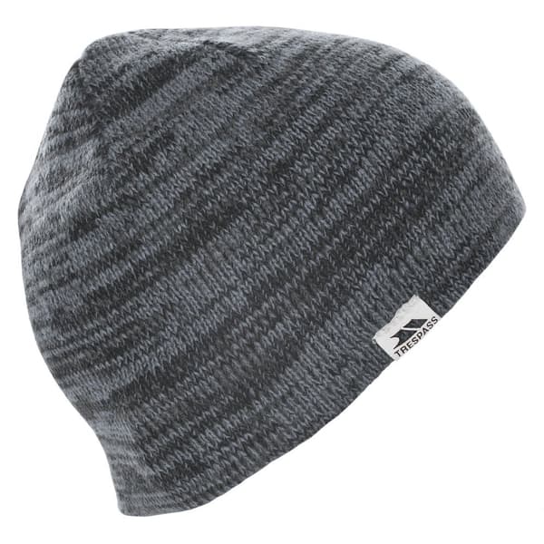 Trespass Mens Aneth Beanie Hat Flint One Size