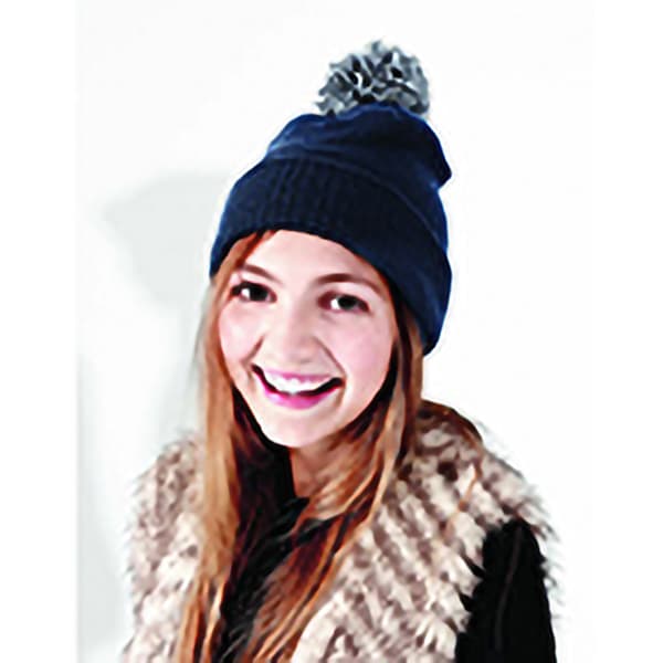 Beechfield Junior Snowstar Duo Winter Beanie Hat / Schoolwear