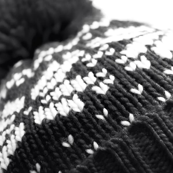 Beechfield Unisex Fair Isle Snowstar Winter Beanie Hat