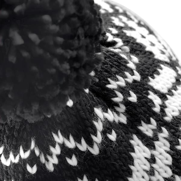 Beechfield Unisex Fair Isle Snowstar Winter Beanie Hat