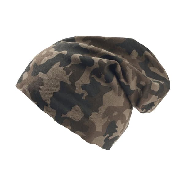 Atlantis Brooklin Raw Edge Jersey Beanie Camouflage One Size