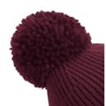 Miniatyrbilde 2 av 3: Beechfield Unisex Engineered Knit Ribbed Pom Pom Beanie