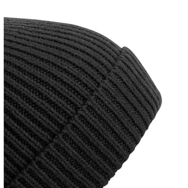 Beechfield Unisex Engineered Knit Ribbed Pom Pom Beanie