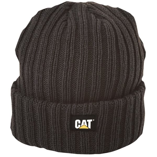 Caterpillar C443 Rib Watch Hat / Headwear Black One Size