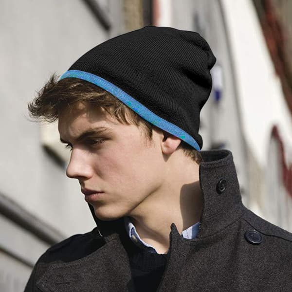 Result Unisex Reversible Fashion Fit Winter Beanie Hat