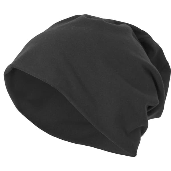 Build Your Brand Jersey Beanie Charcoal One Size