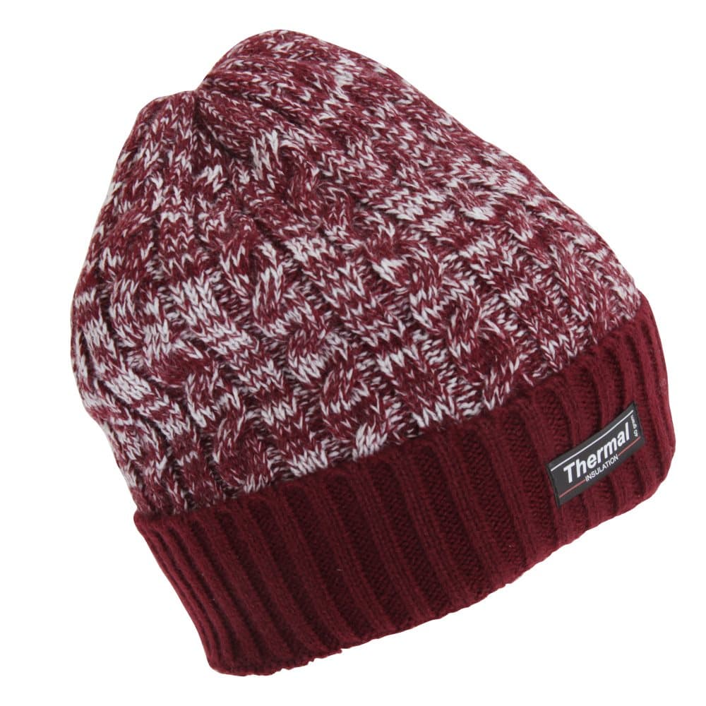 Vuxna Unisex Thermal Two Tone Winter Beanie Hat