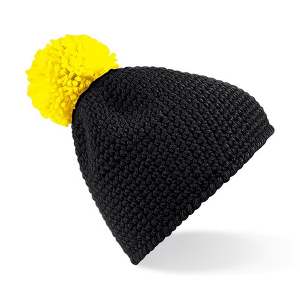 Beechfield Unisex Slopeside Winter Beanie Bobble Hat