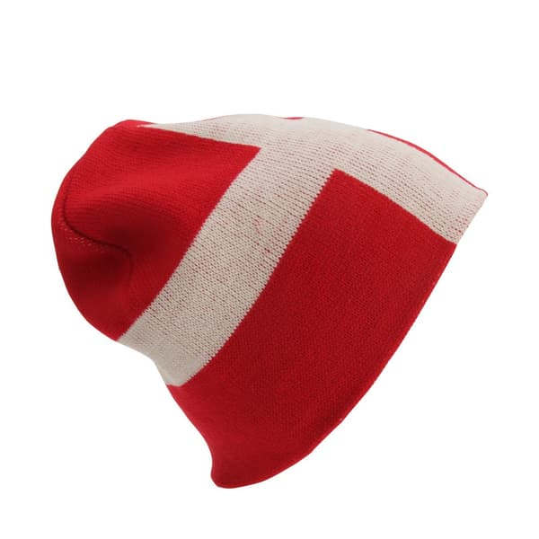 Unisex Danmark Flagga Design Vintermössa Red One Size