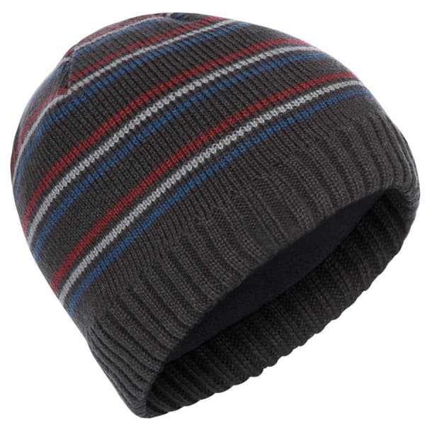 Trespass Mens Ray Beanie Hat Dark Grey One Size Trespass Mens Ray Beanie Hat Dark Grey One Size