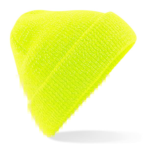 Beechfield Unisex reflekterande mössa Fluorescent Yellow One size