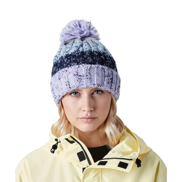 Beechfield Unisex Adults Corkscrew Knitted Pom Pom Beanie Hat