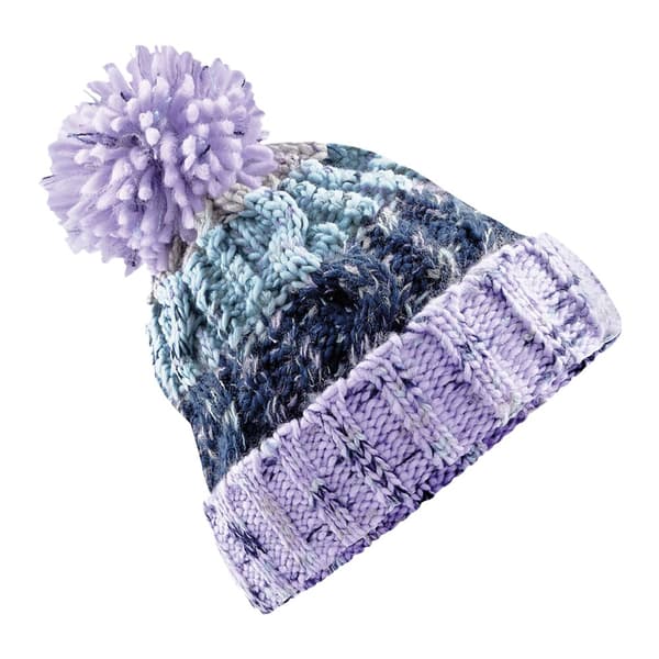 Beechfield Unisex Adults Corkscrew Knitted Pom Pom Beanie Hat