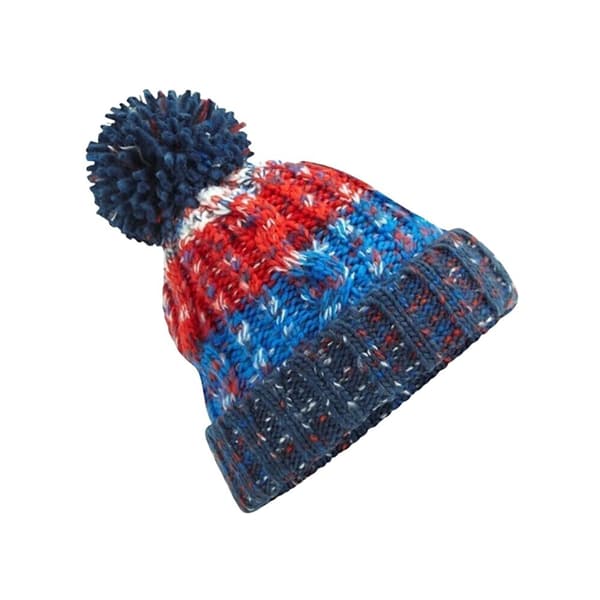 Beechfield Unisex vuxna korkskruvar stickade Pom Pom Beanie Hat
