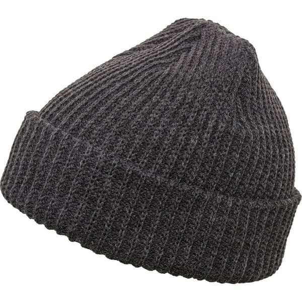 Flexfit By Yupoong Rib Beanie Charcoal One Size