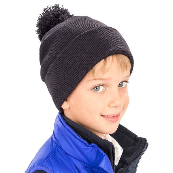 Result Childrens/Kids Pom Pom Beanie