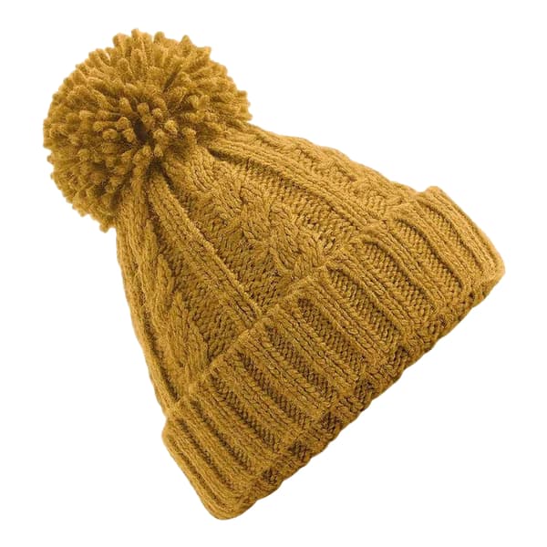 Beechfield Cable Knit Melange Beanie